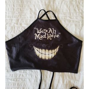 Stretchy Cheshire Cat Crop Top